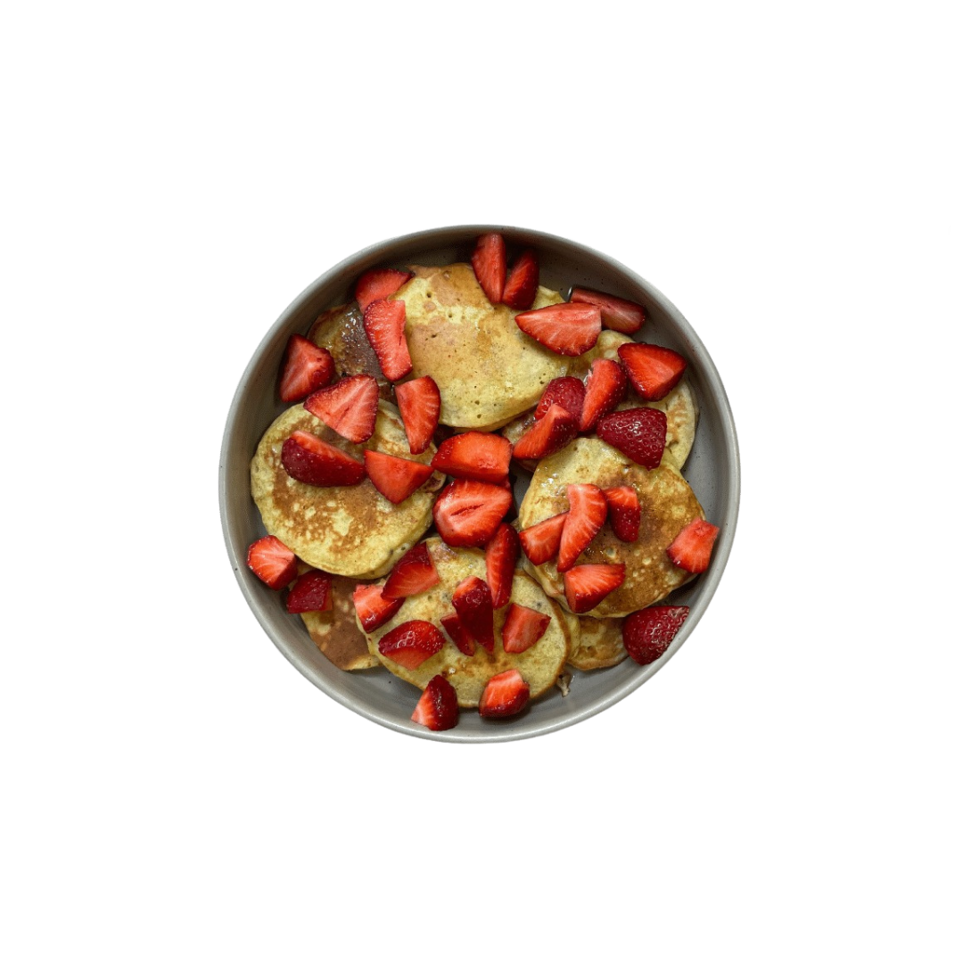 Placuszki z truskawkami